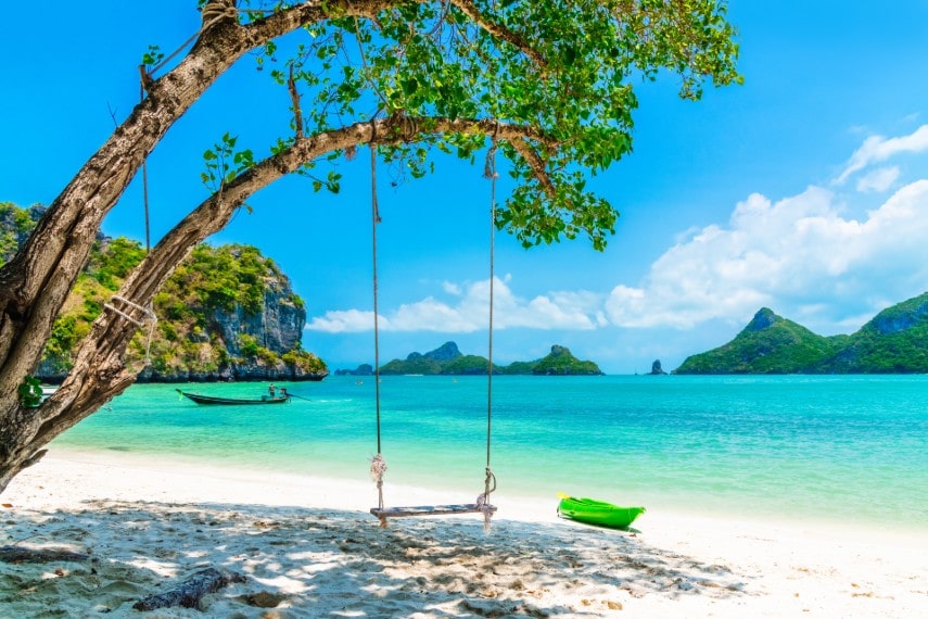 beach Mu Koh Ang Thong, Koh Samui Thailand