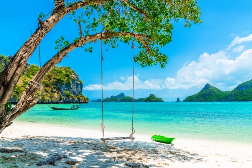 beach Mu Koh Ang Thong, Koh Samui Thailand