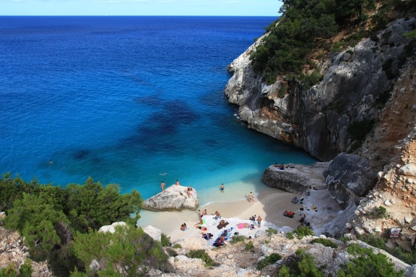 Cala Goloritze beach in Europe