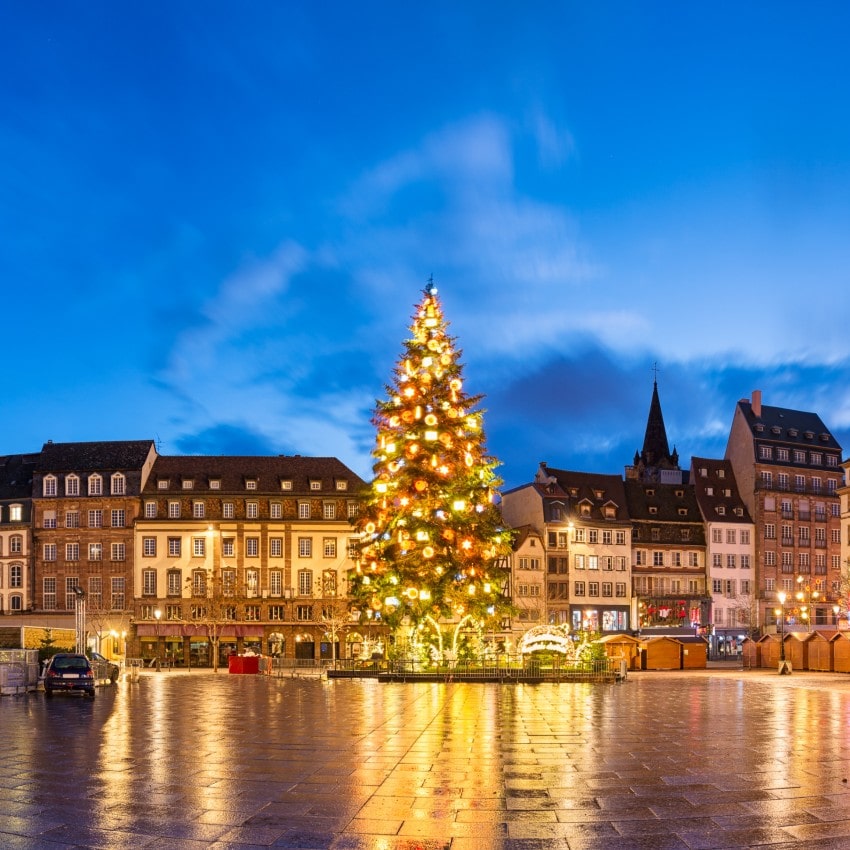 Christmas market in Strasbourg, France