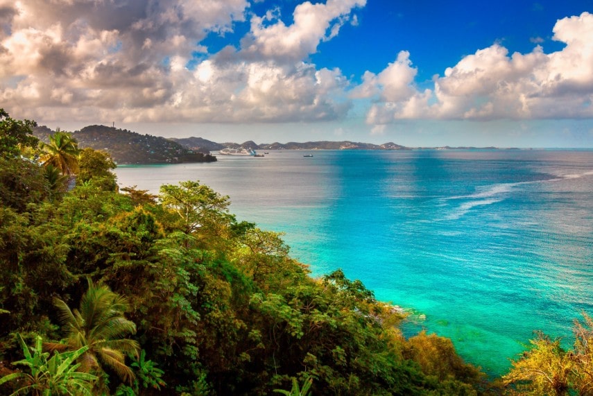 Grand Mal Bay, caribbean island of Grenada
