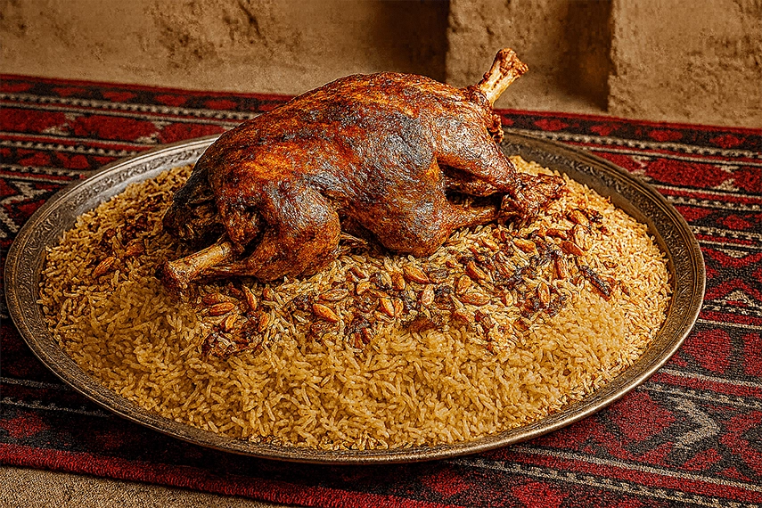 Khuzi is best food in Ras Al Khaimah