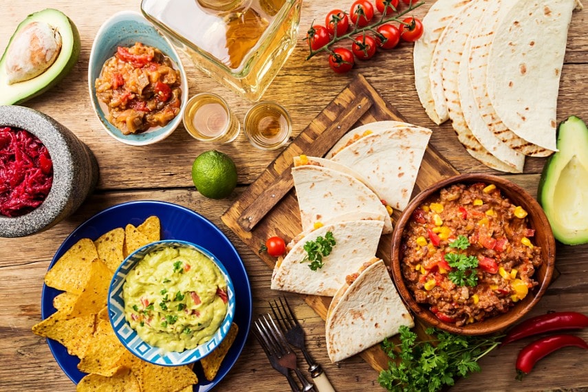 Mexican food mix to eat in September