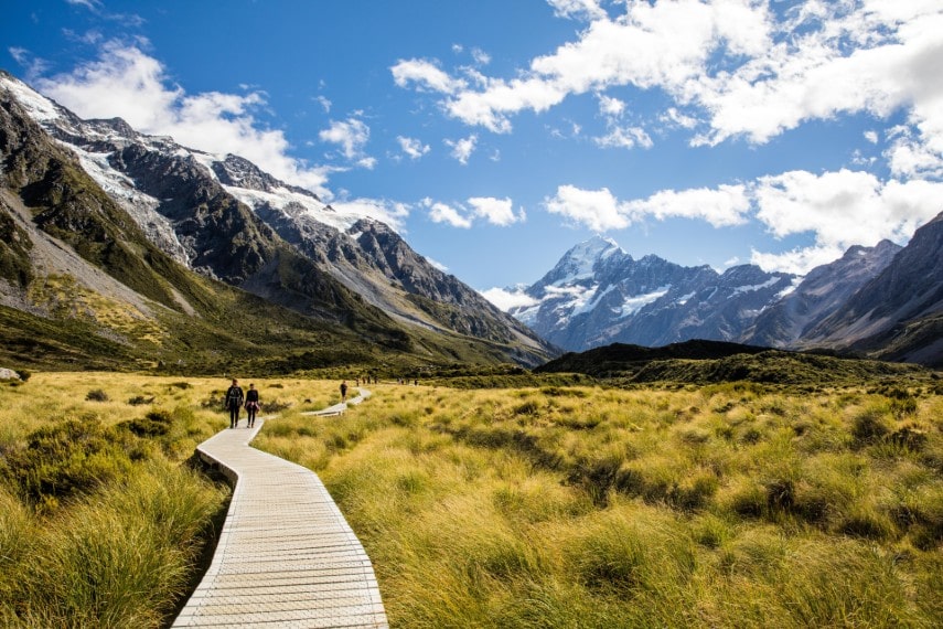 Snowy Mount Cook National Park, New Zealand