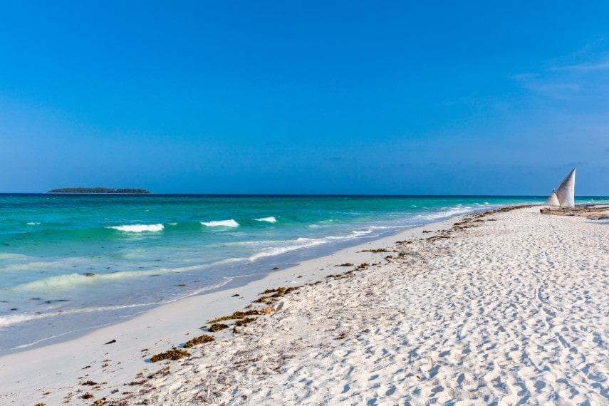 Muyuni Beach in Zanzibar