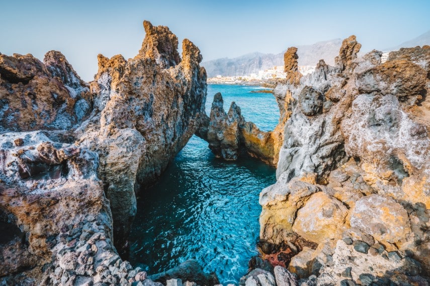 Natural swimming pool at Charco el Diablo in Tenerife