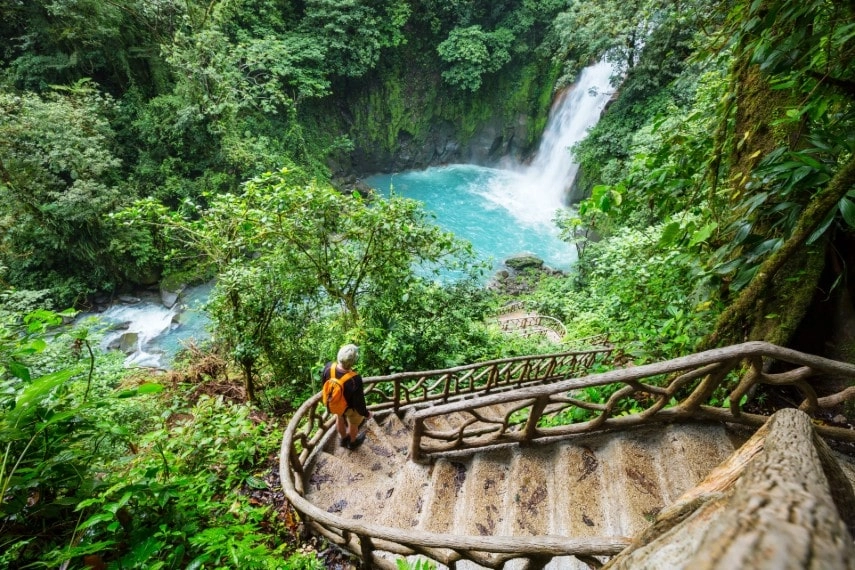 Waterfall in Costa Rica, visit in October