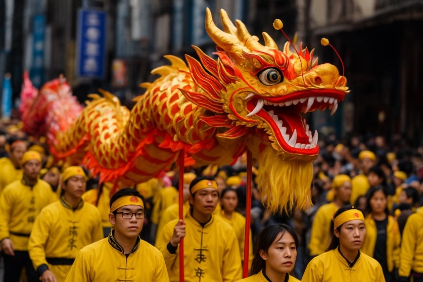 Chinese New Year festival in Taiwan
