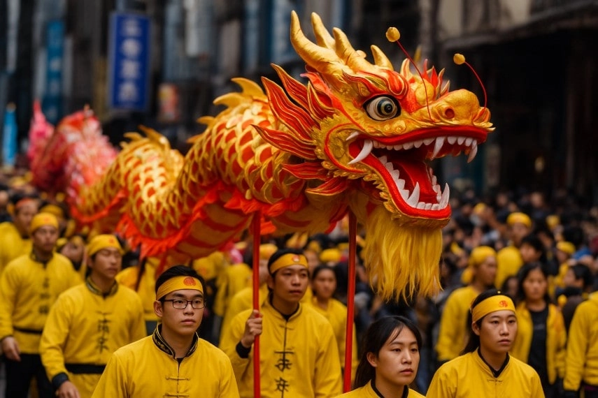 Chinese New Year festival in Taiwan