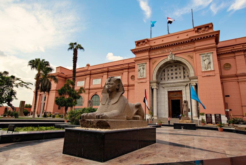 Egyptian Museum or Museum in Cairo downtown, Egypt in September