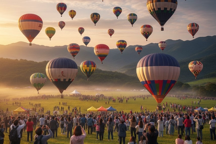 Taiwan International Balloon Festival in Taiwan