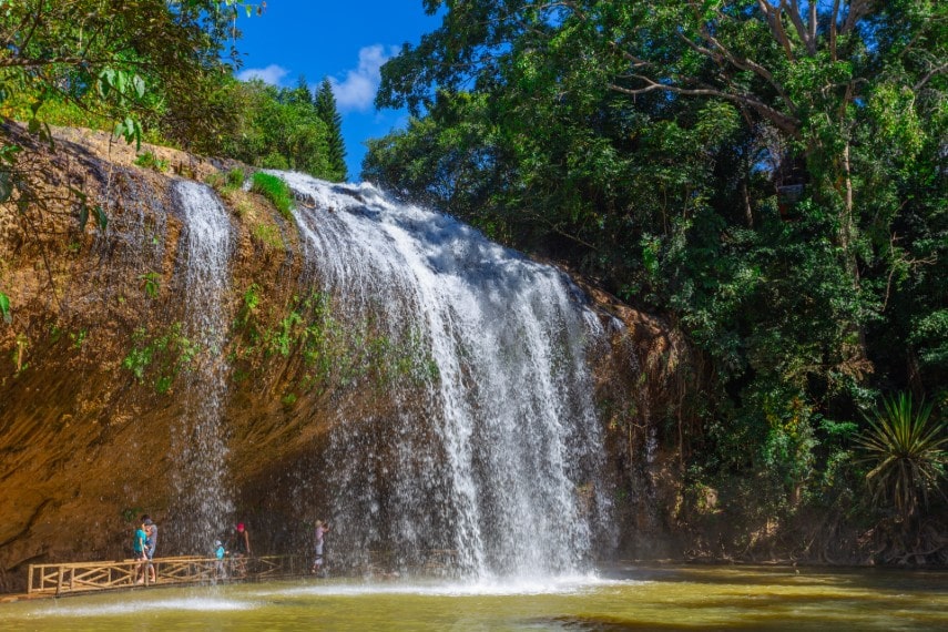Prenn Waterfall to visit in in Da Lat, Vietnam