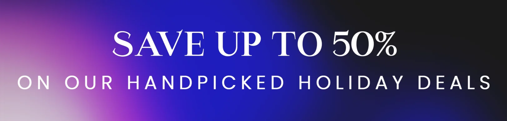 holiday deals banner