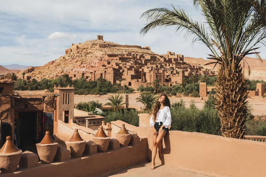 Visit at Ait-Ben-Haddou Kasbah, Morocco in March