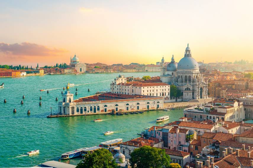 Areal View of Venice