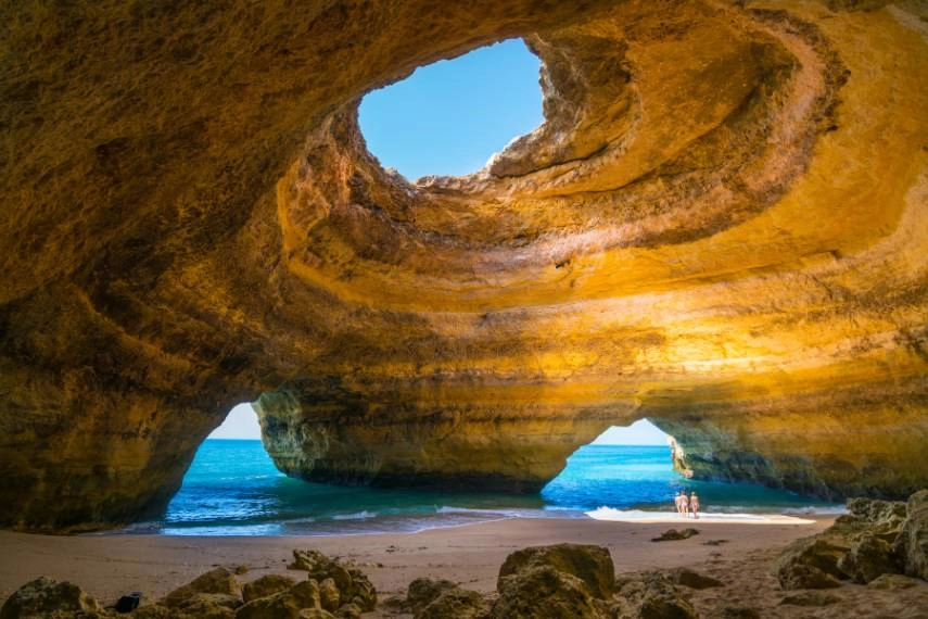 Visit at Benagil Cave in Algarve, Portugal