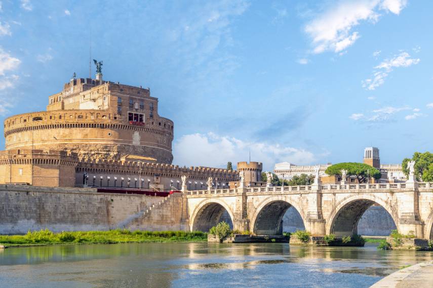 Visit at Castel Sant’Angelo, Rome in  February