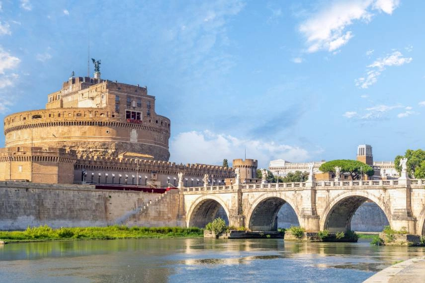 Visit at Castel Sant’Angelo, Rome in February