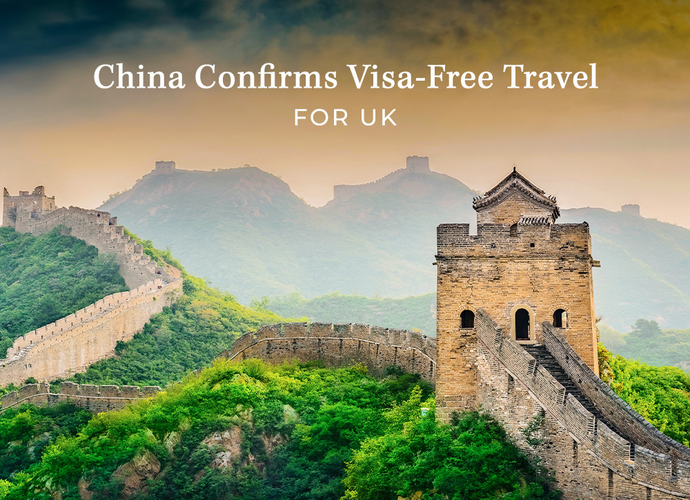 China Confirms Visa-Free Travel for United Kingdom