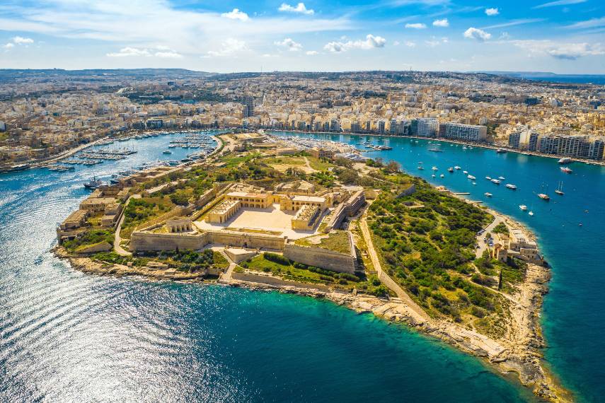 Visit at Fort Manoel. Manoel island, Malta