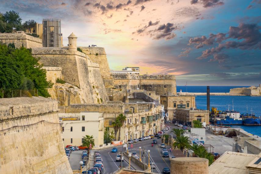 Visit at Fort Ricasoli in Kalkara, Malta