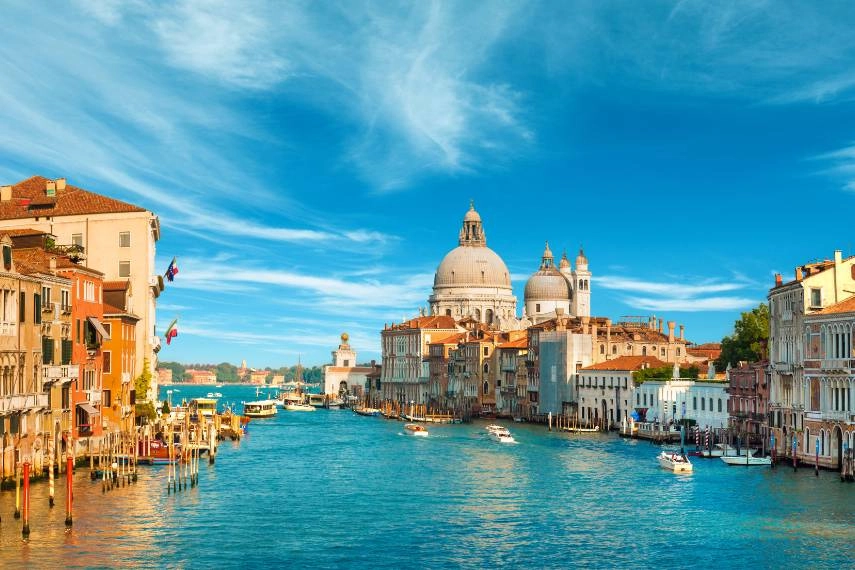 Gorgeous view of the Grand Canal, Venice