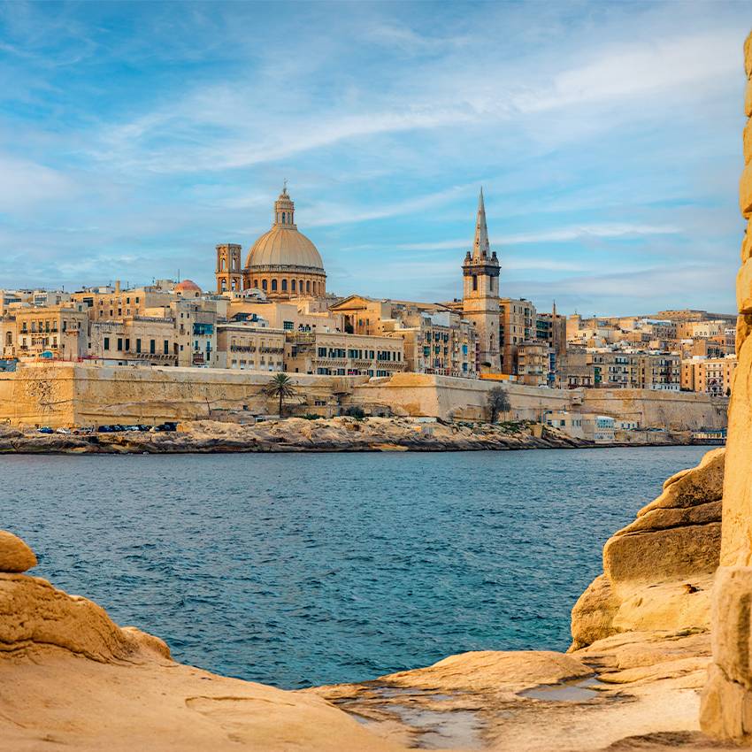 Visit at Malta in March