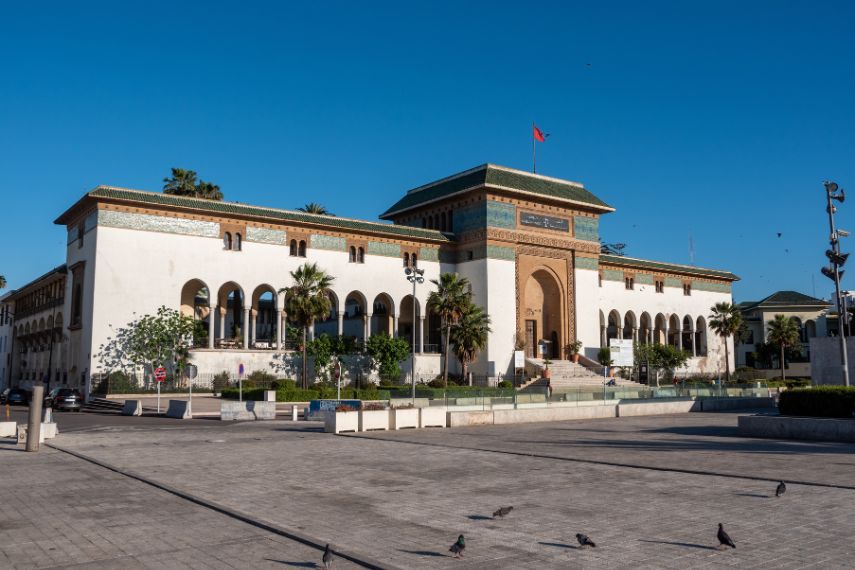 Palace of Justice on Mohammed V Square in Casablanca