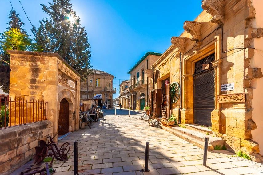 Visit at Streets of old Nicosia, Cyprus