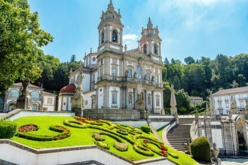 The Sanctuary of Bom Jesus do Monte in Braga, Portugal