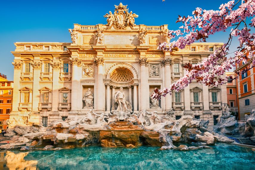Fountain di Trevi in Rome