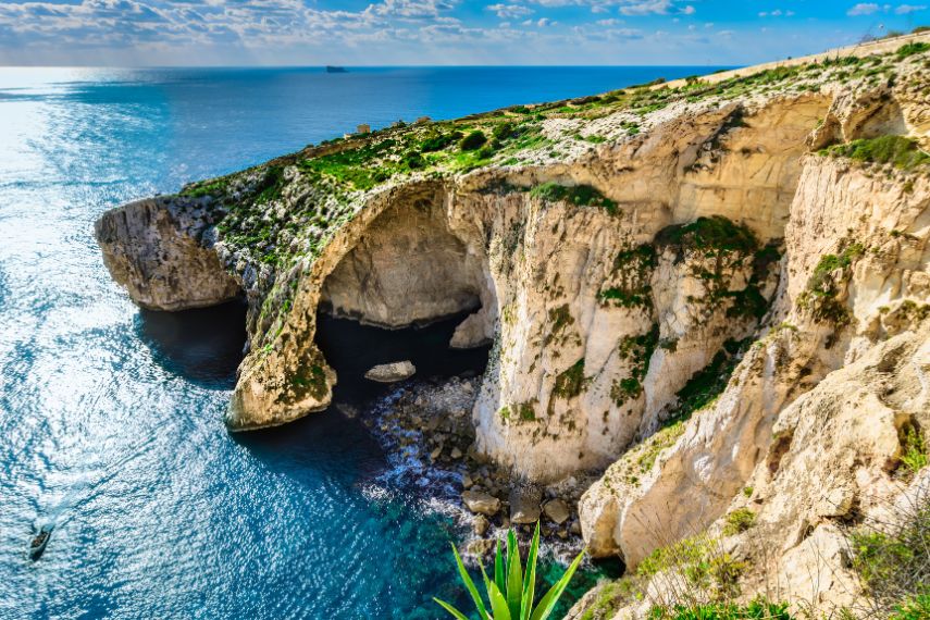 Visit at Blue Grotto, Malta one of natural landmarks in October