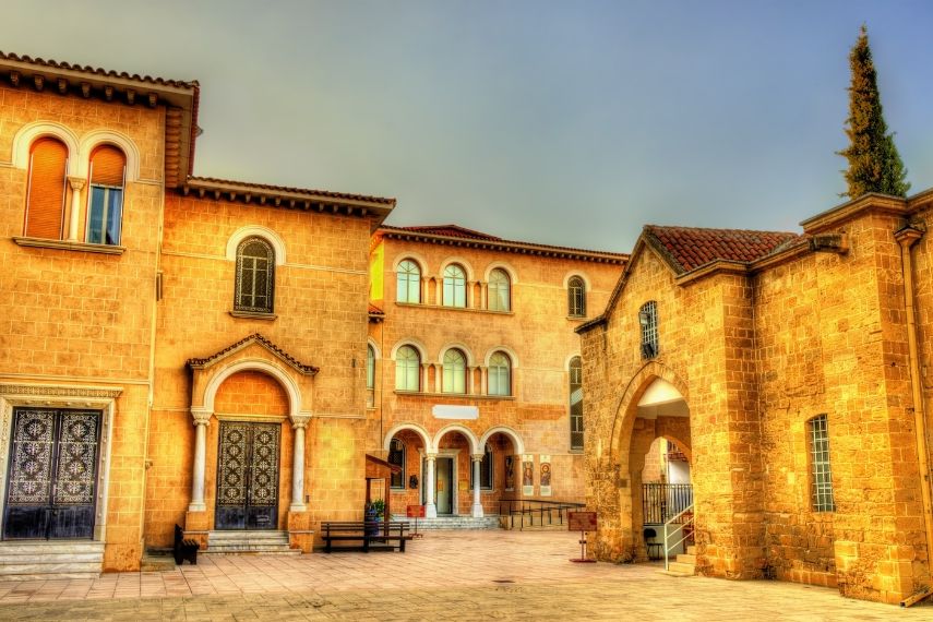 Byzantine Museum and Archbishop Palace in Nicosia