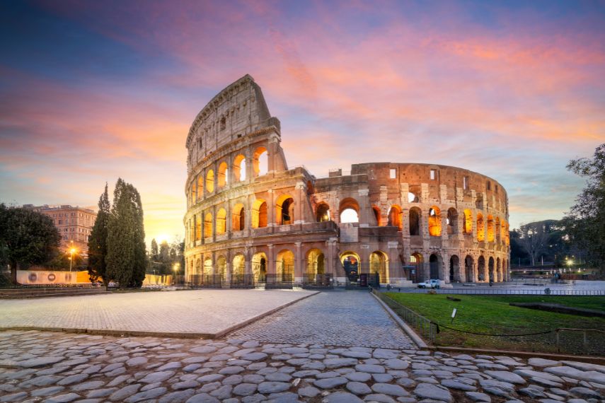 Colosseum in Rome, Italy