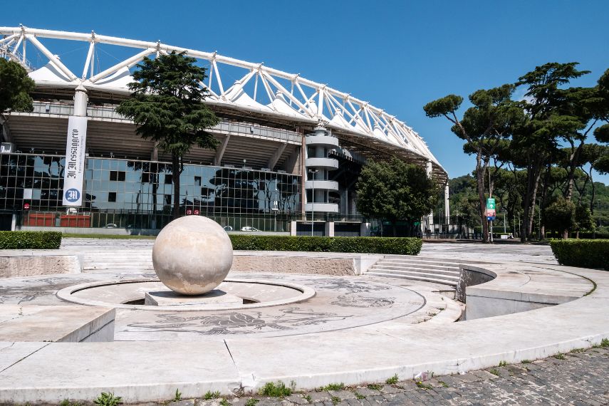 Foro Italico sports complex in Rome, Italy