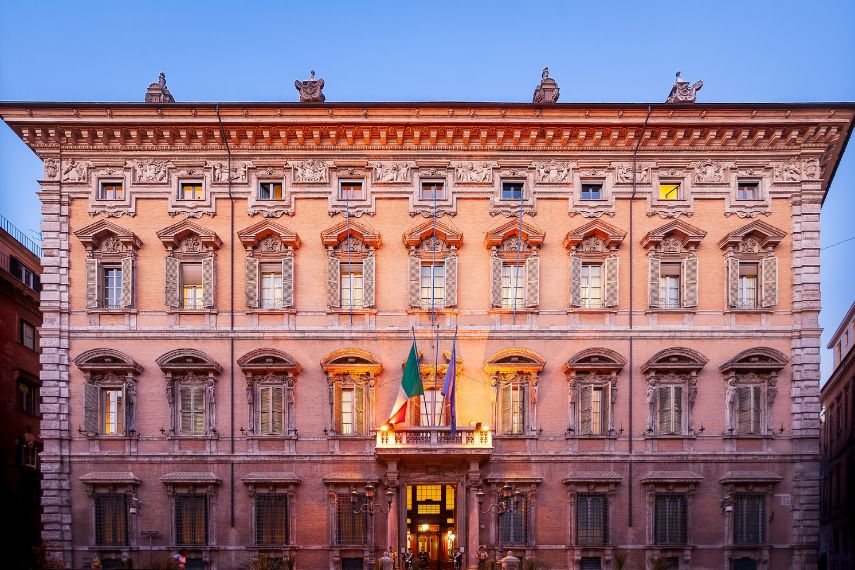Historic Palazzo Madama in Rome