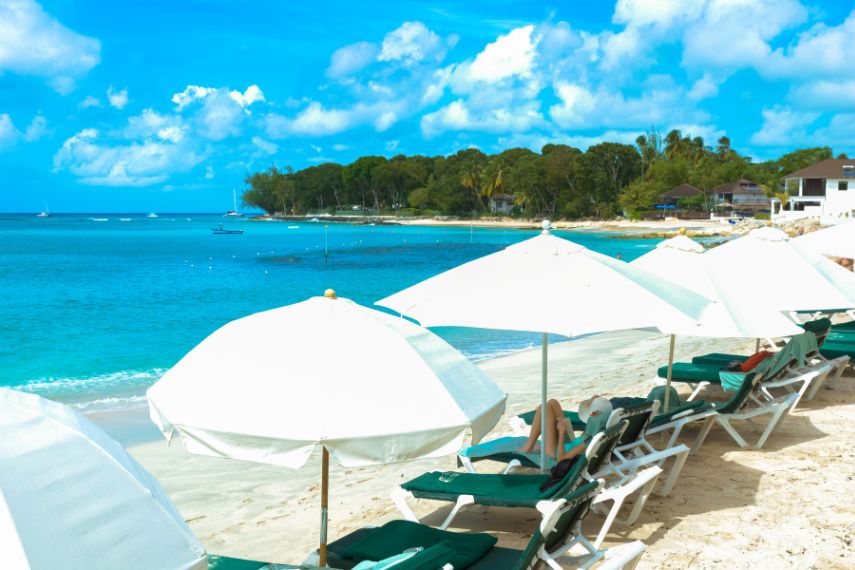 Peaceful Beach in Bridgetown Barbados