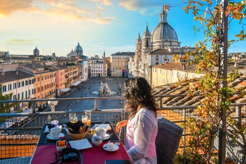 View of Rome, Italy