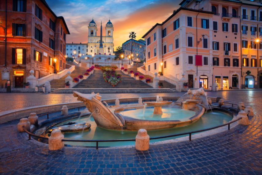 spanish steps in rome