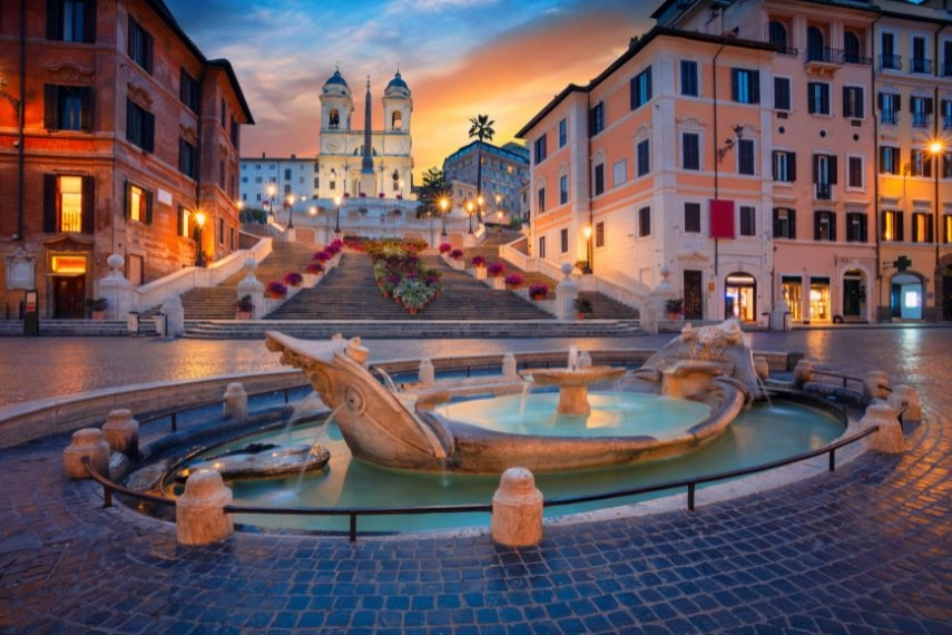 spanish steps in rome