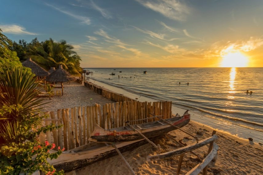 The beach of Ifaty, Mangily, near Toliara / Tulear South West Madagascar.