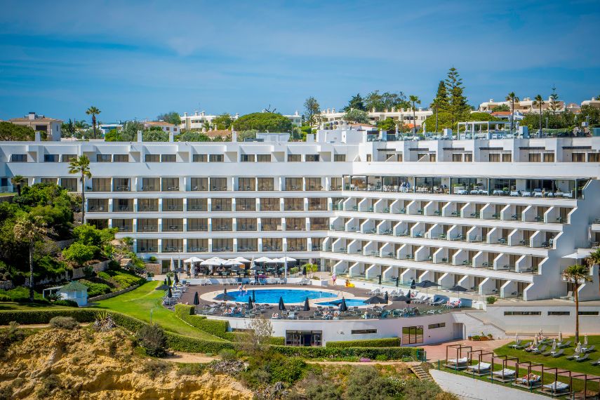 Tivoli Carvoeiro Algarve Resort on Praia de Vale Covo in the Algarve
