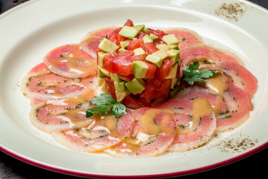 tuna carpaccio