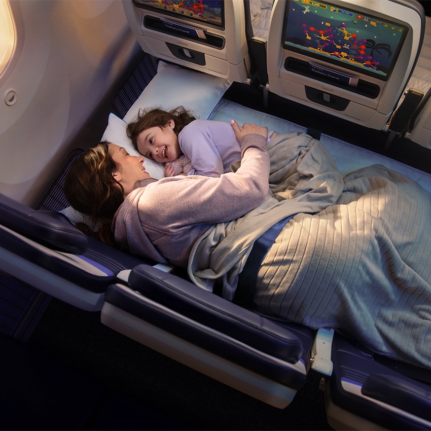 united airlines unveils relax row