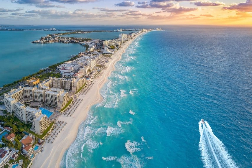 Cancun coast, Mexico