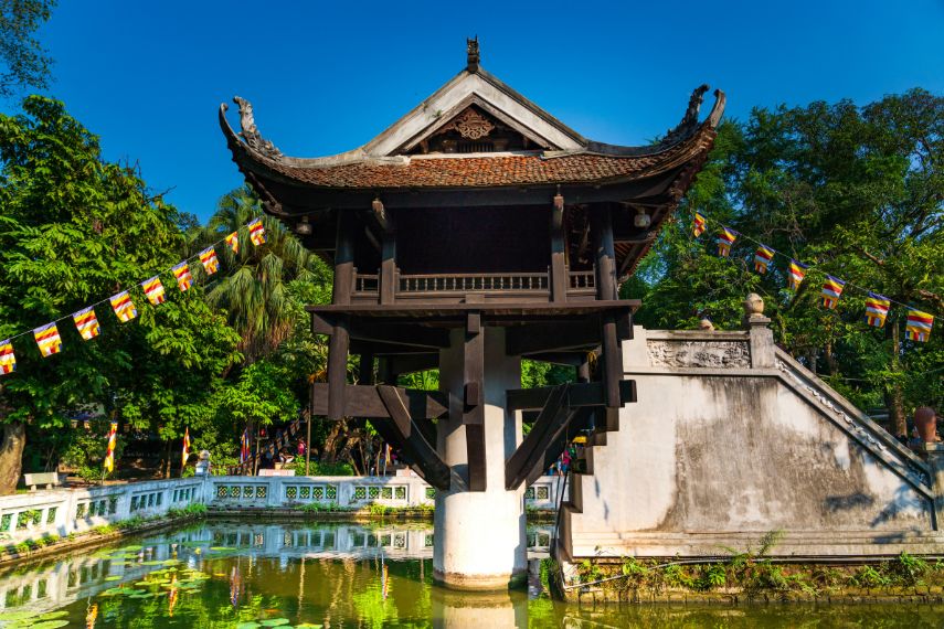 One Pillar Pagoda, Hanoi, Vietnam