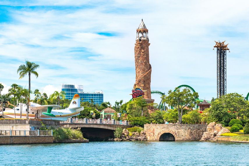 Tower of Adventure Kingdom at Universal Studios Orlando