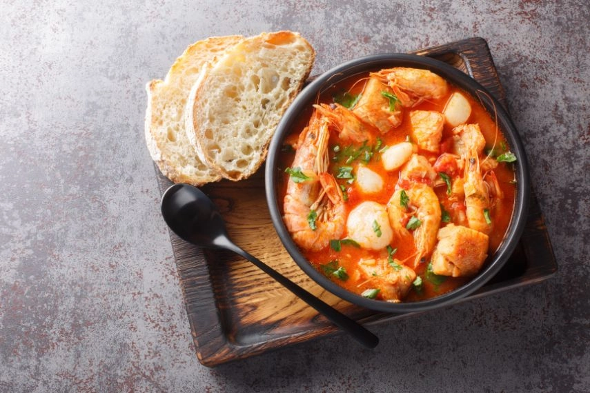 Brudet is a hearty fish stew from the Dalmatia region of Croatia
