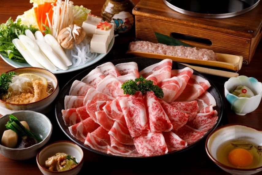 Japanese food sukiyaki Shabu-shabu