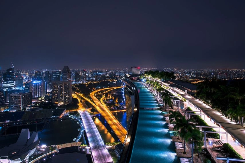 Marina Bay Sands SkyPark Infinity Pool, Singapore